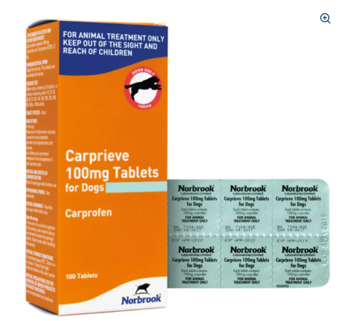 Carprieve Tablets designed for Dogs
